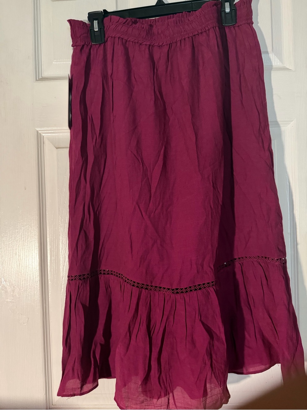 (NWT) Nanette Lepore Pinkish Purple Size M Women's Midi Skirt